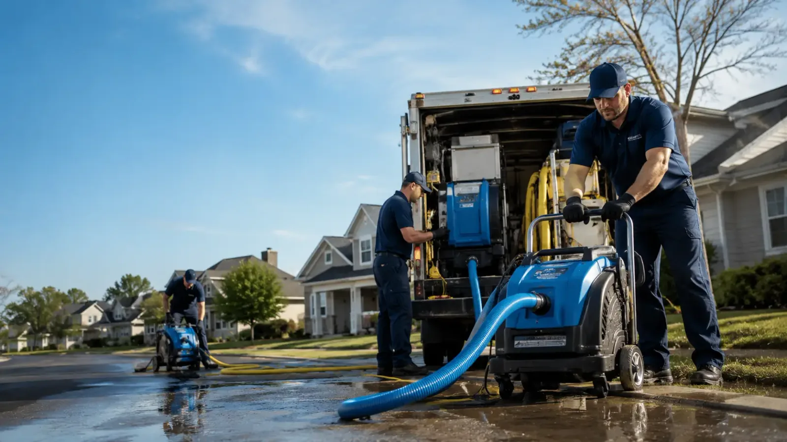Flood Damage Cleanup in Normangee, TX